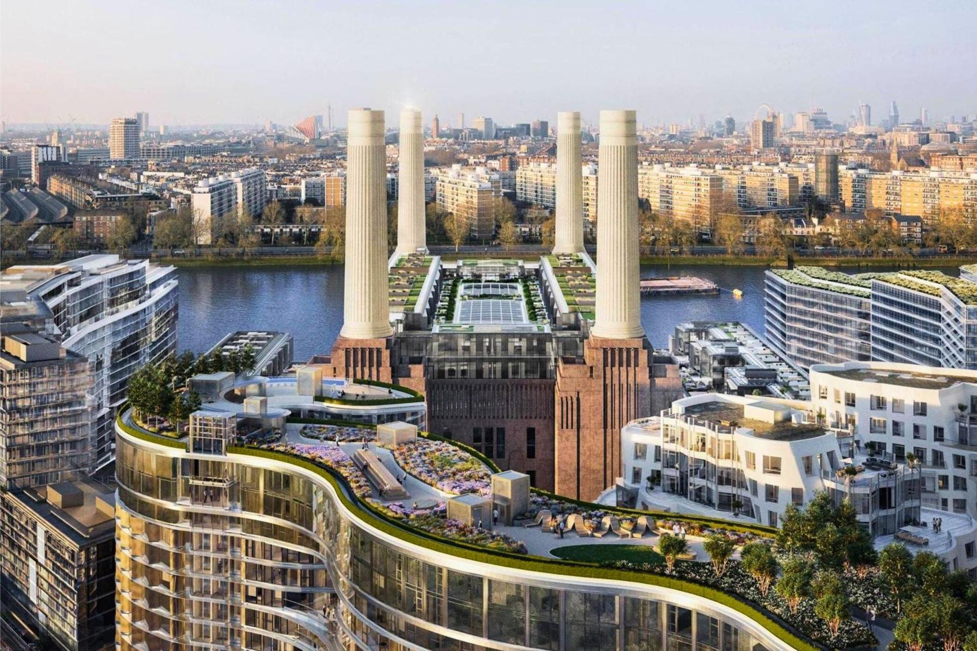 Battersea Power Station - Winter Garden Balcony & 1Gb Wifi - Luxurylondonstays Экстерьер фото